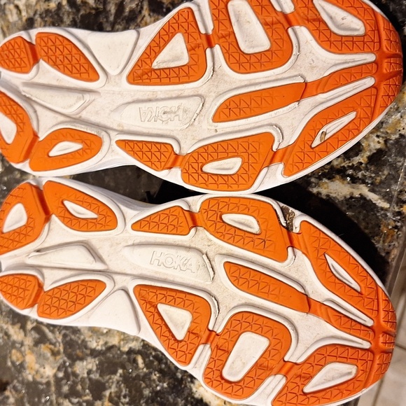 Hoka One One Men's Blue and Yellow Athletic Shoes Size 9.5D - Picture 5 of 5